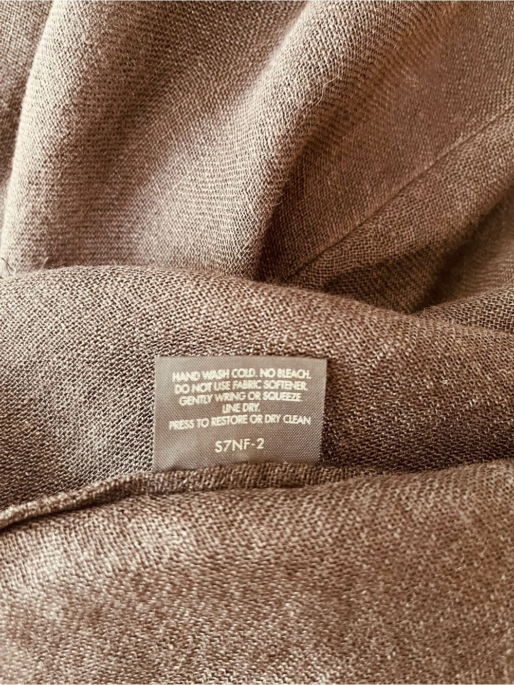 Eileen Fisher Sheer Linen Button -Front Black/Brown Blouse. - Picture 8 of 14